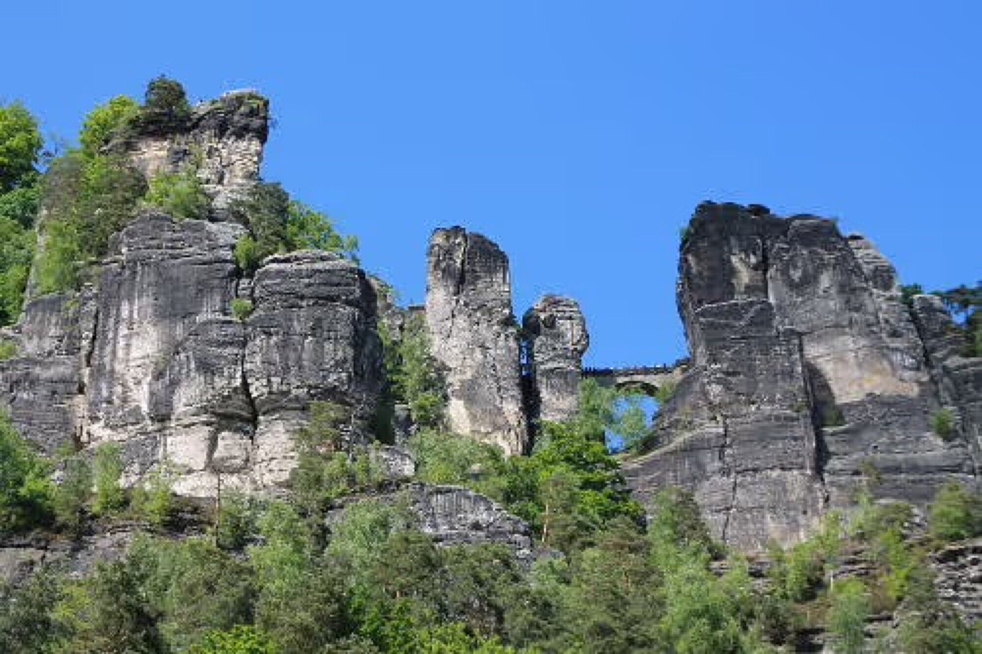 A natural rock formation with no visible man-made structures or amenities.
