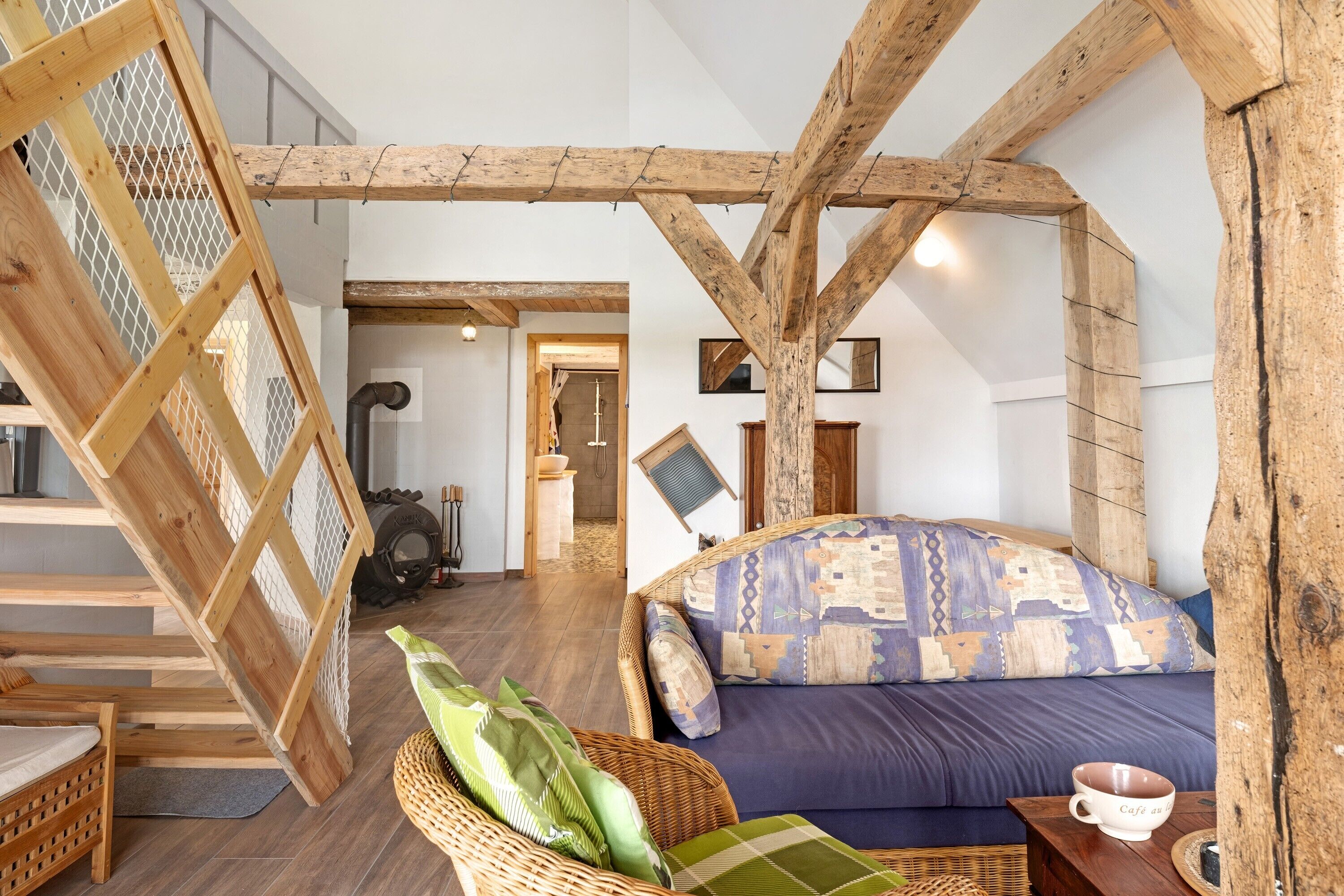 2 slaapkamers, een strijkplank/strijkijzer, gratis wifi