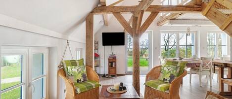 تلفزيون، مدفأة، ستيريو