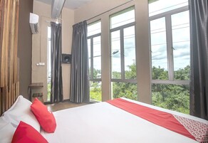 Deluxe Double Room | Ruang kerja komputer riba, Wi-fi percuma, cadar katil