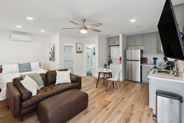 Interior - La living bungalow with patio. (Los Angeles)