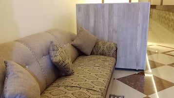 Área de estar no saguão