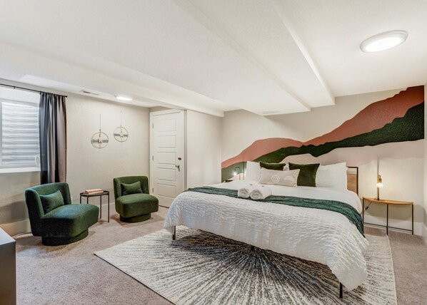 1 多间卧室、熨斗/熨衣板、旅行婴儿床、WiFi