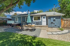 屋外ダイニングエリア