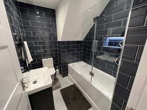 Shower, hair dryer