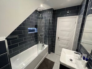Shower, hair dryer