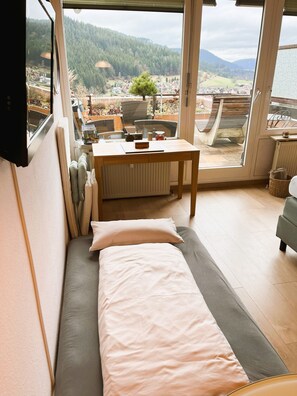1 Schlafzimmer, Schreibtisch, Reisekinderbett, kostenloses WLAN