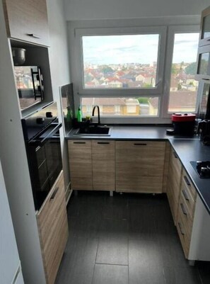 Private kitchen - Appartement Cosy (Les Pavillons-sous-Bois)