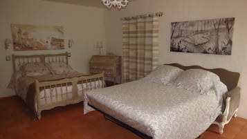 1 chambre, Wi-Fi gratuit, draps fournis