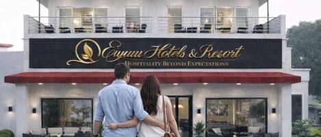 Fassade der Unterkunft