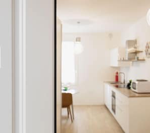 Kühlschrank, Ofen, Herdplatte, Geschirrspüler