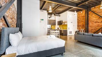 Desk, iron/ironing board, free WiFi, bed sheets