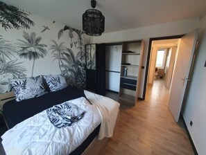 1 Schlafzimmer, Bügeleisen/Bügelbrett, kostenloses WLAN, Bettwäsche