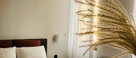 1 slaapkamer, een strijkplank/strijkijzer, reisbedje, wifi