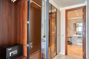 Ducha, cabezal de ducha tipo lluvia, artículos de tocador gratuitos