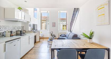 Bel appartement duplex Bordeaux centre