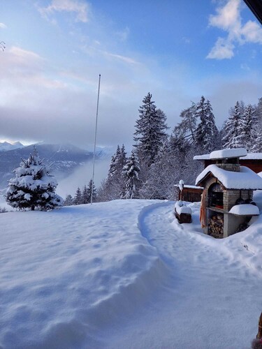 Chalet Familial de 1895 Tout Confort Avec une vue Magnifique
