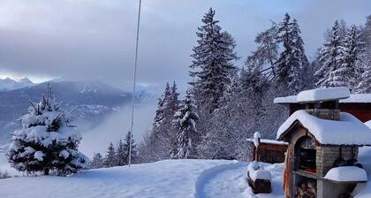 Chalet Familial de 1895 Tout Confort Avec une vue Magnifique