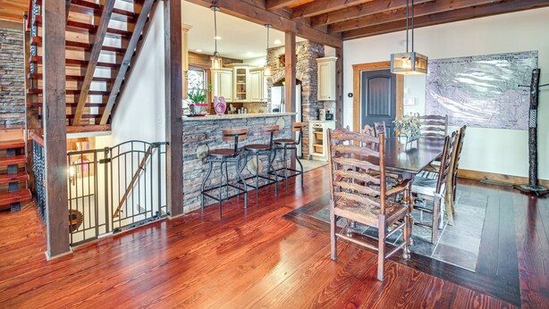 House (4 Bedrooms) | Interior - North Georgia Log Home w/ Long Range Views (Ranger)