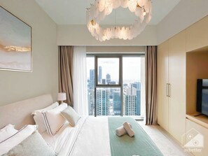 Apartment (1 Bedroom) | 1 Schlafzimmer, Bügeleisen/Bügelbrett, Bettwäsche