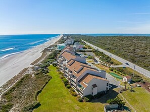 Exterior - Toes in the Sand-Beachwalk 114, Oceanfront, 1st floor, Community Pool! (Pine Knoll Shores)