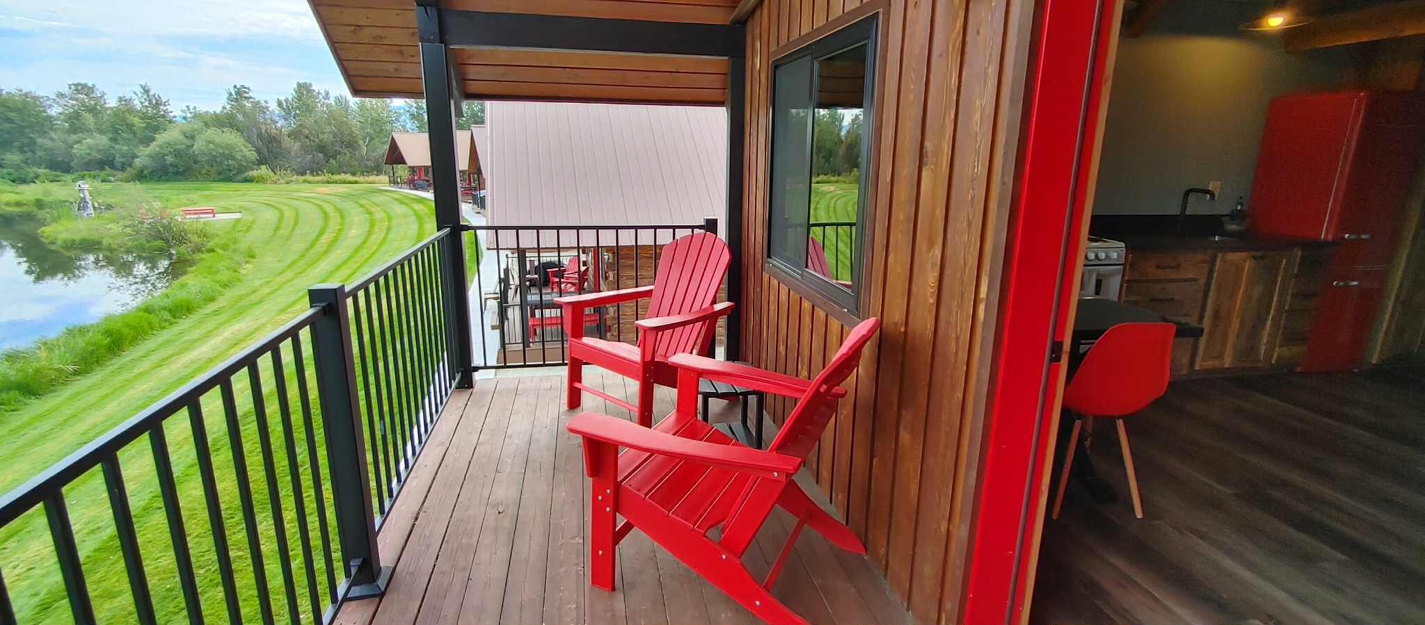 Luxury Cabin | Terrace/patio