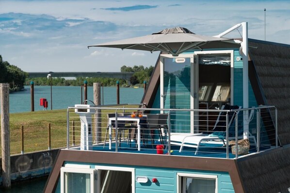 Ferienhaus, 2 Schlafzimmer, Balkon | Unterkunftsgelände