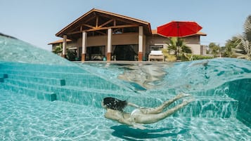 Indoor pool, outdoor pool