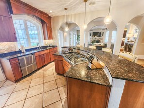 Fridge, microwave, dishwasher, coffee/tea maker - Waterfront, walk to Beach-5BR w/ Views, Decks, Firepit & Amenities (Cape Charles)