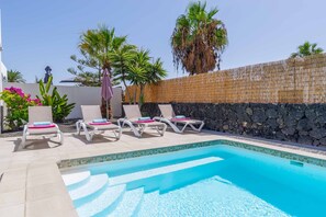 Una piscina riscaldata