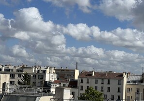 Blick von der Unterkunft