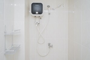 Studio | Bad | Dusj, håndklær, såpe og sjampo