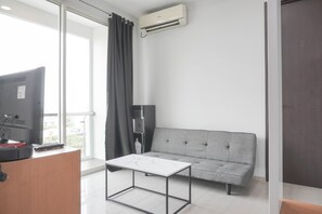 Living area - Nice And Comfort 1Br At Citralake Suites Apartment (Jakarta)