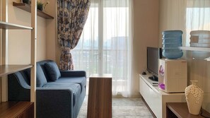 Living area - Great Location At Signature Park Grande 2Br Apartment (Jakarta)
