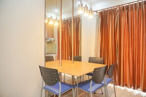 Apartment | In-room dining - Homey And Warm 2Br At Marina Ancol Apartment (Jakarta)