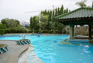 Outdoor pool - Cozy And Simply Look 2Br At 12Nd Floor Puri Garden Apartment (Jakarta)