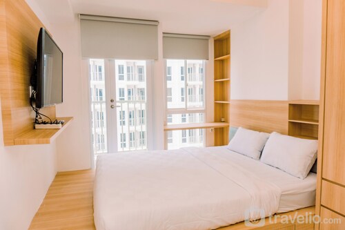 도쿄 리버사이드 PIK 2 아파트 30층에 위치한 편안한 스튜디오