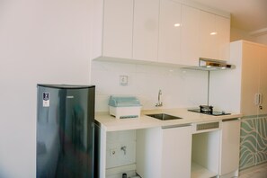스튜디오 | 전용 주방 | 냉장고, 쿡탑, 밥솥, 식탁