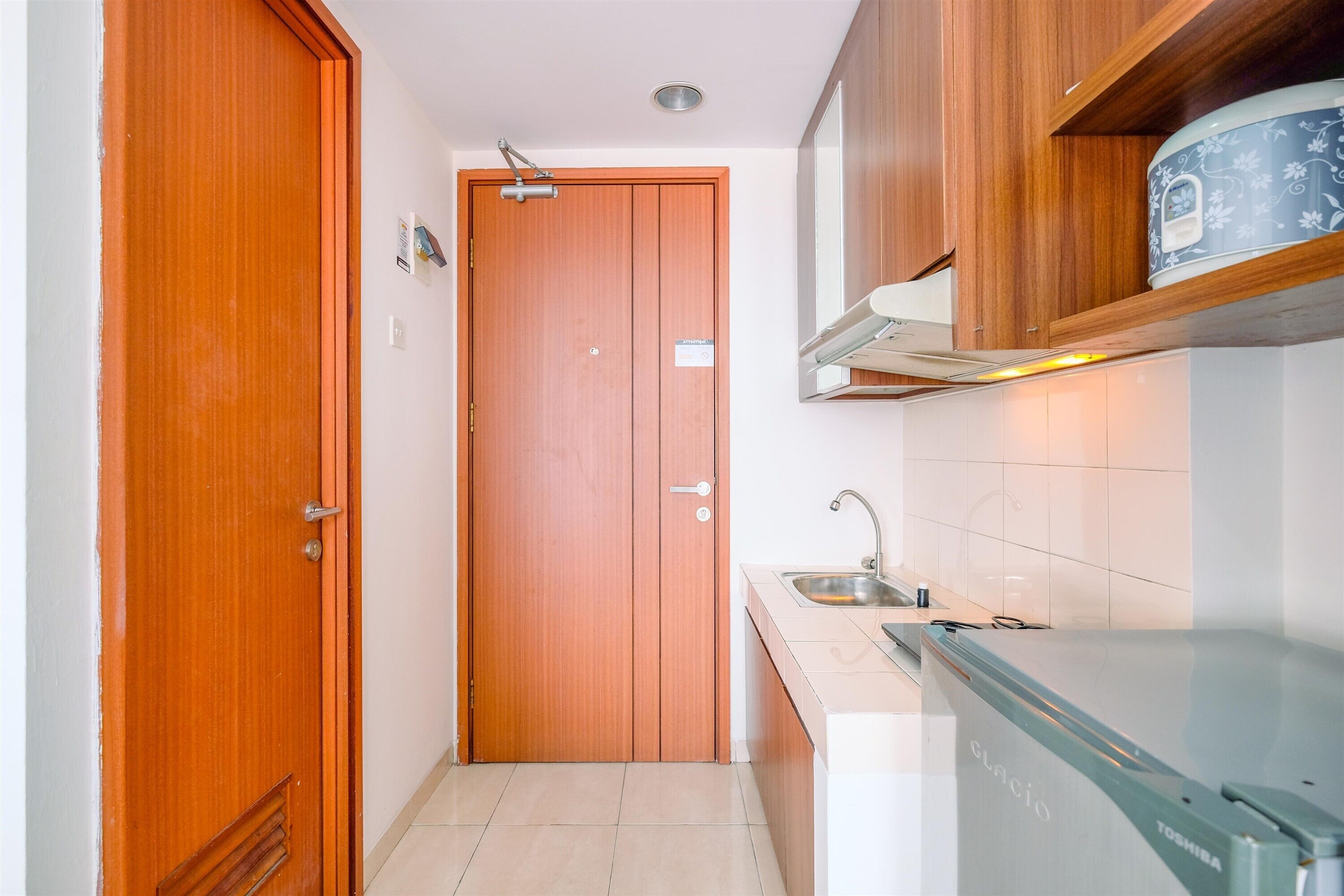 Studio | Bếp riêng | Tủ lạnh, bếp nấu, nồi cơm 