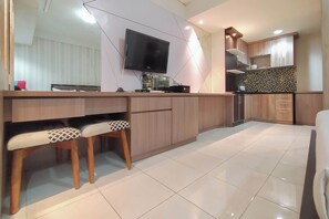 Living area - Best Deal And Comfy Tamansari Sudirman Studio Apartment (Jakarta)
