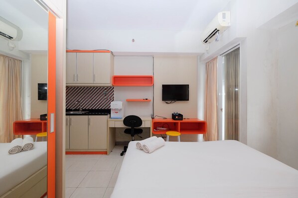Studio | 1 chambre, bureau