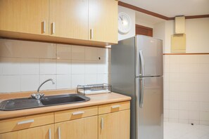 아파트 | 전용 주방 | 냉장고, 전자레인지, 쿡탑, 밥솥