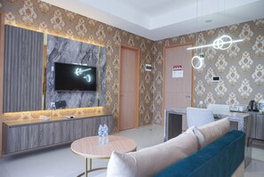 Apartment | Living area - Nice And Comfy 2Br At Samara Suites Apartment (Jakarta)