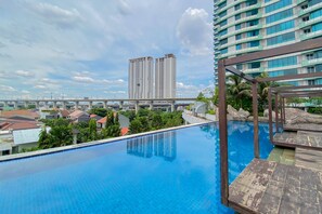 Outdoor pool - Cozy 1Br Without Living Room Grand Kamala Lagoon Apartment (Bekasi)