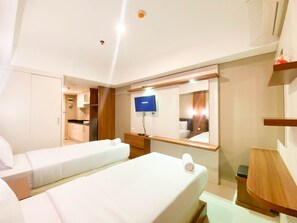 Interior - Comfy And Minimalist Studio At Marquis De Lafayette Apartment (Semarang)