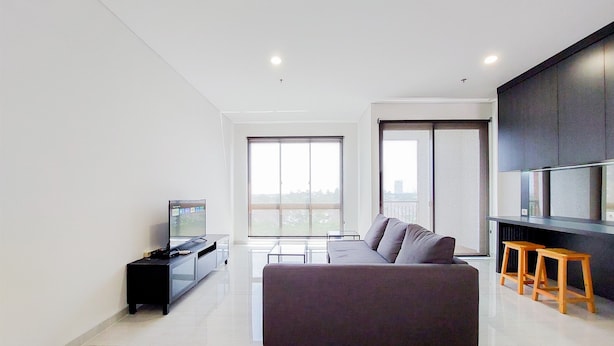 Apartment | Living area - Fancy And Nice 2Br At Lloyd Alam Sutera Apartment (South Tangerang)