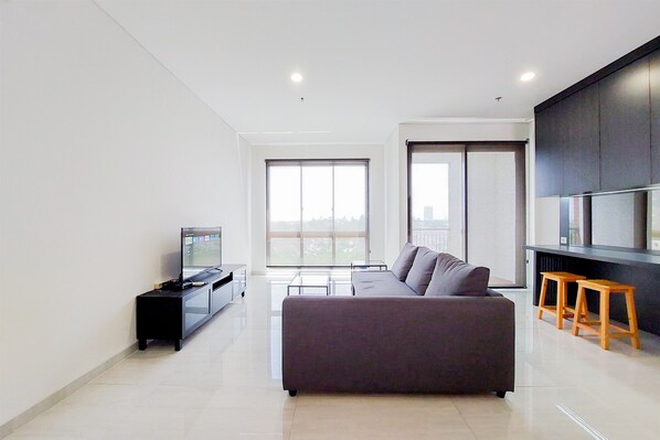 Living area - Fancy And Nice 2Br At Lloyd Alam Sutera Apartment (South Tangerang)