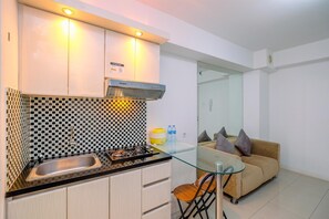 Apartment | Private kitchen - Comfy 2Br Apartment At Bassura City (Jakarta)
