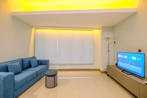 Apartment | Living area - Good Choice And Cozy 2Br Grand Kamala Lagoon Apartment (Bekasi)