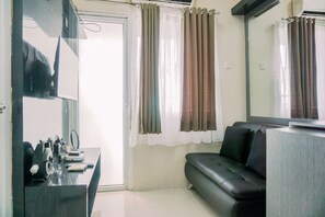 Apartment | Living area - Best Deal And Restful 2Br Green Pramuka City Apartment (Jakarta)